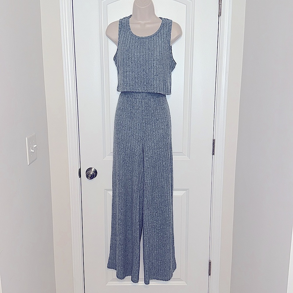 2pc Cozy Pants Set - Blue - Picture 5 of 7